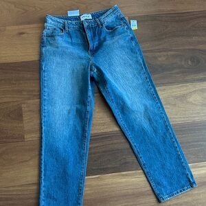 RSQ Women's Straight Leg Jeans in Medium Blue Wash